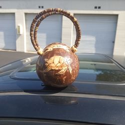 Hawaiian Coconut Purse Handmade