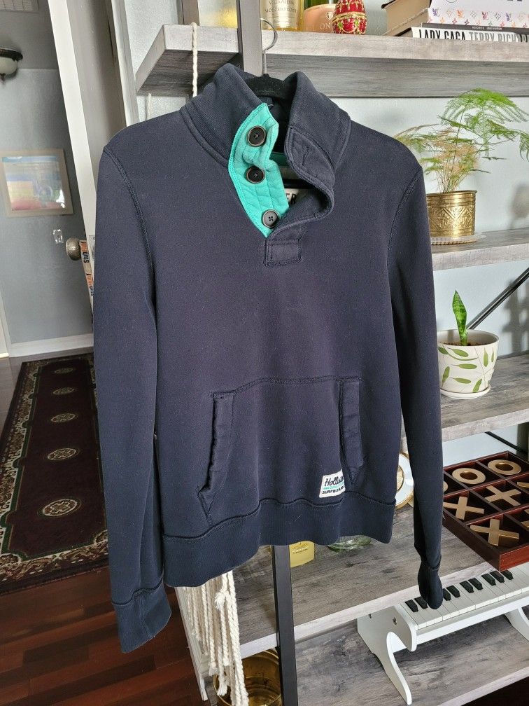 Hollister Men's Large Thick Pull Over Jacket!