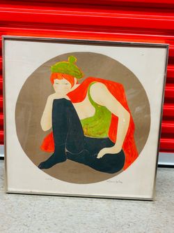Vintage mid century print