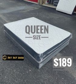 Moving? Queen Mattress Set Ready Today