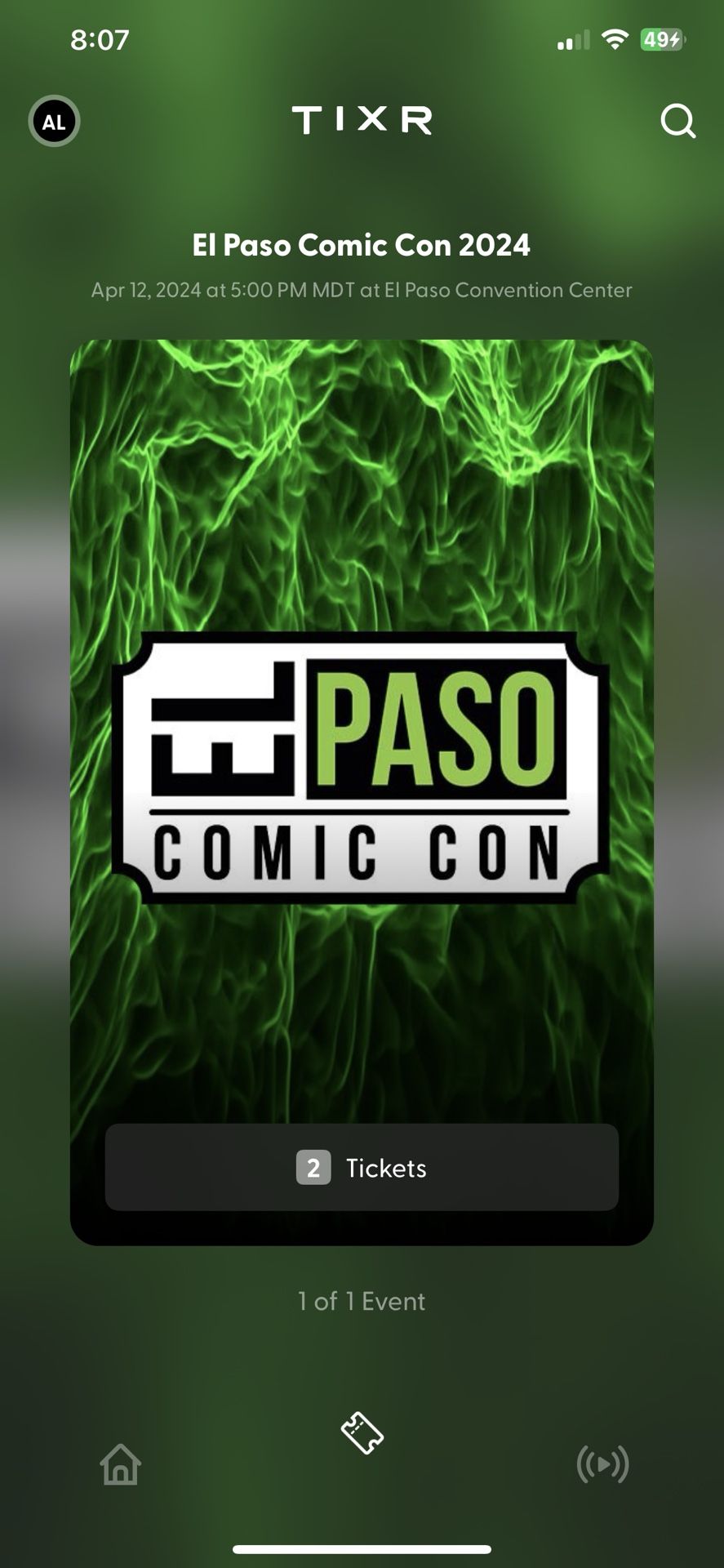 El Paso Comic Con 2024 2 Tickets 