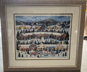 VINTAGE ART PICTURE JANE WOOSTER SCOTT