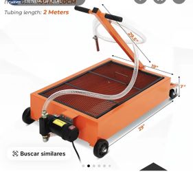 Portable Oil Drain Cart with Electric Pump