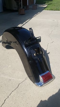 Mortocyle back fender