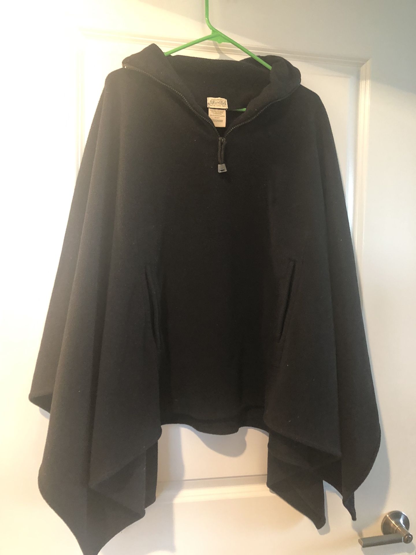 fleece poncho