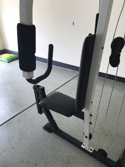 Weider 2100 home gym 90 lbs in weights Door PullUp bar for