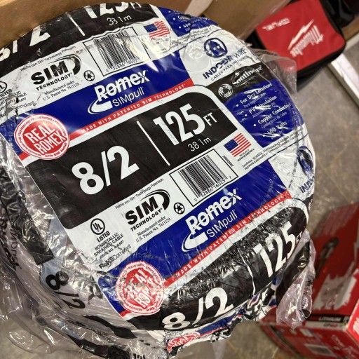 New Romex Wire 8/2