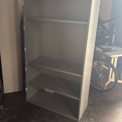 Metal Storage Cabinet with Adjustable Shelves”