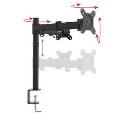 Monoprice Essential Dual Monitor Articulating Arm Desk Mount