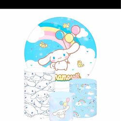 Cinamoroll backdrop covers