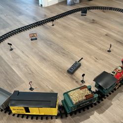 Scientific Toys Rio Grande Train Set + 20 RR Tracks G-scale Battery Operated Vintage
