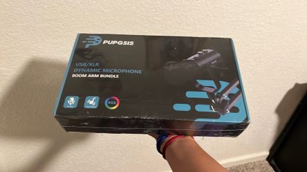 Pupgsis dynamic microphone boom arm bundle