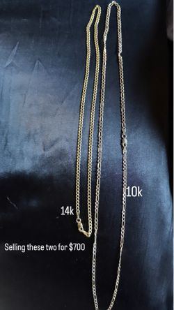 Selling gold chains