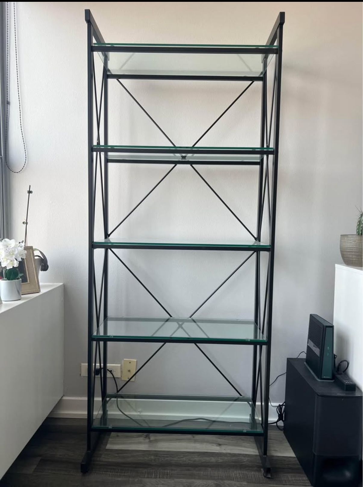 Modern Glass Display Shelves