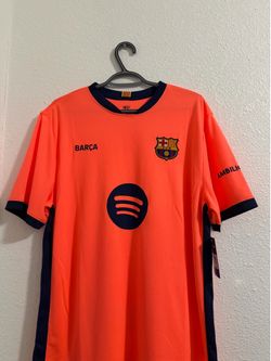 barcelona 3rd kit jersey :size Large