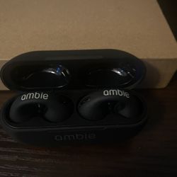 Black Ambie Earcuff Wireless Bluetooth Headphones 