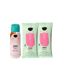 Raw Sugar FURkids Sensitive Skin Shampoo and Dog Wipes Bundle