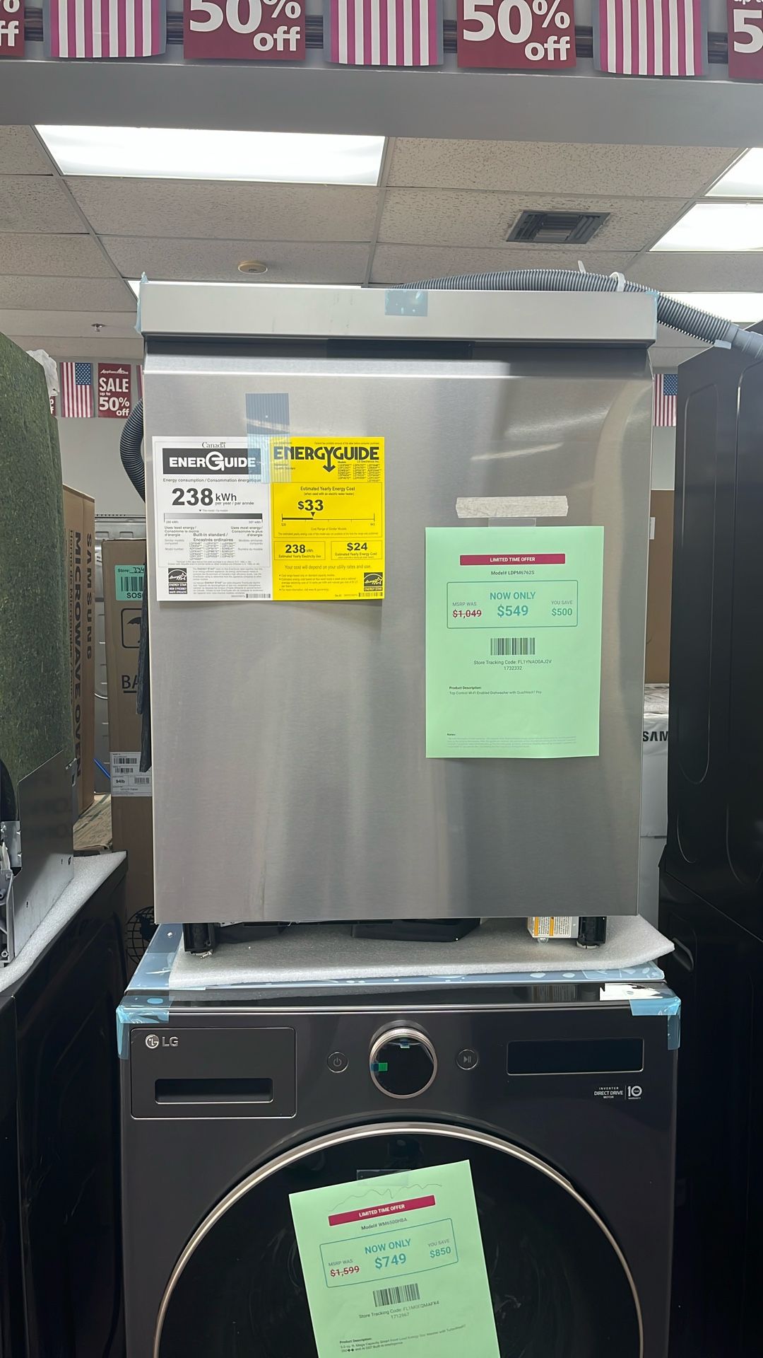 Dishwasher Stainless Steel New Open Box Scratch And Dents