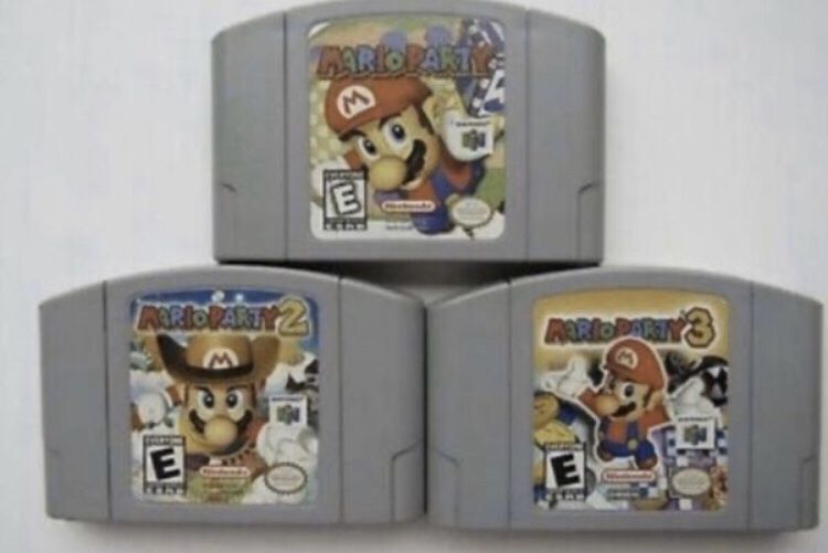 Nintendo 64 game Mario Party 1 2 & 3