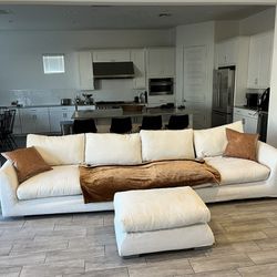 Two Set Couch  And Ottoman  