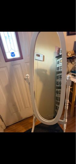 Used white mirror