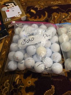 Used golf balls