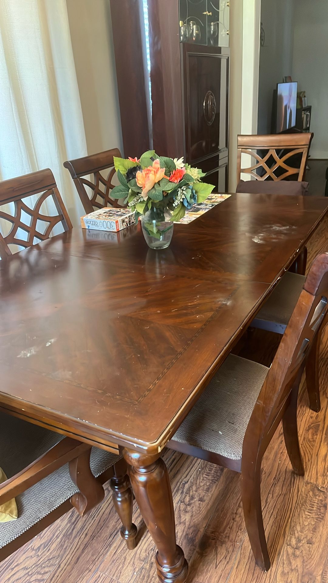6 Piece Dining Set Table Can Be Seperated