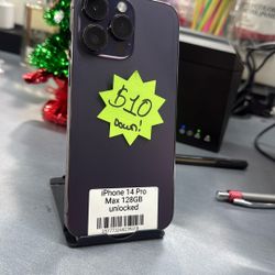 iphone 14 pro max 128GB unlocked phone unlocked telefono liberado para cualquier compañia get now $10 dow 