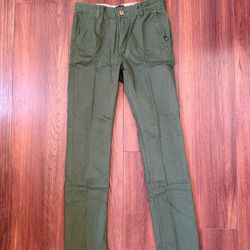 Men Boy Green Quicksilver Pants