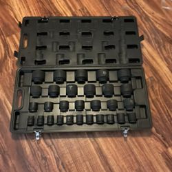 Sunex 4696 3/4in Impact Socket Set