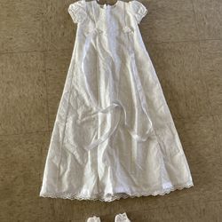 Baby girl baptismal/christening outfit size 3m $10