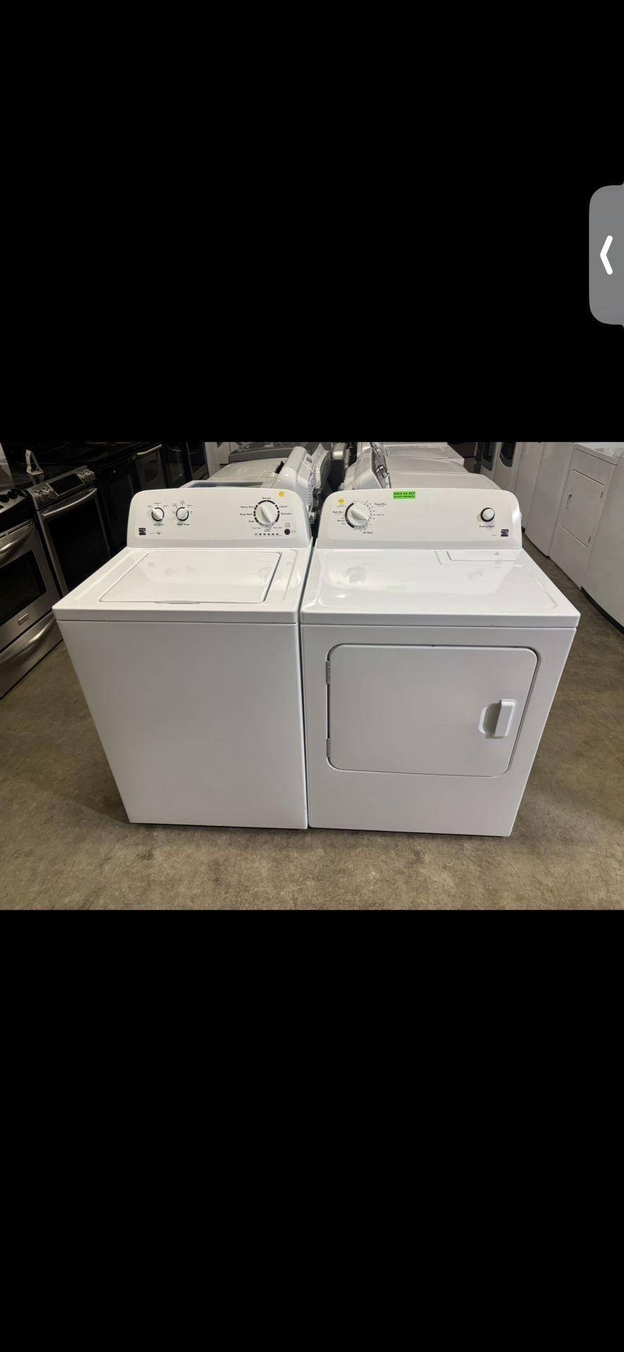 KENMORE Washer Dryer 1 Year Warranty 