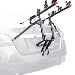 Sports Deluxe 3-Bike Trunk Mounted Bike Rack Carrier