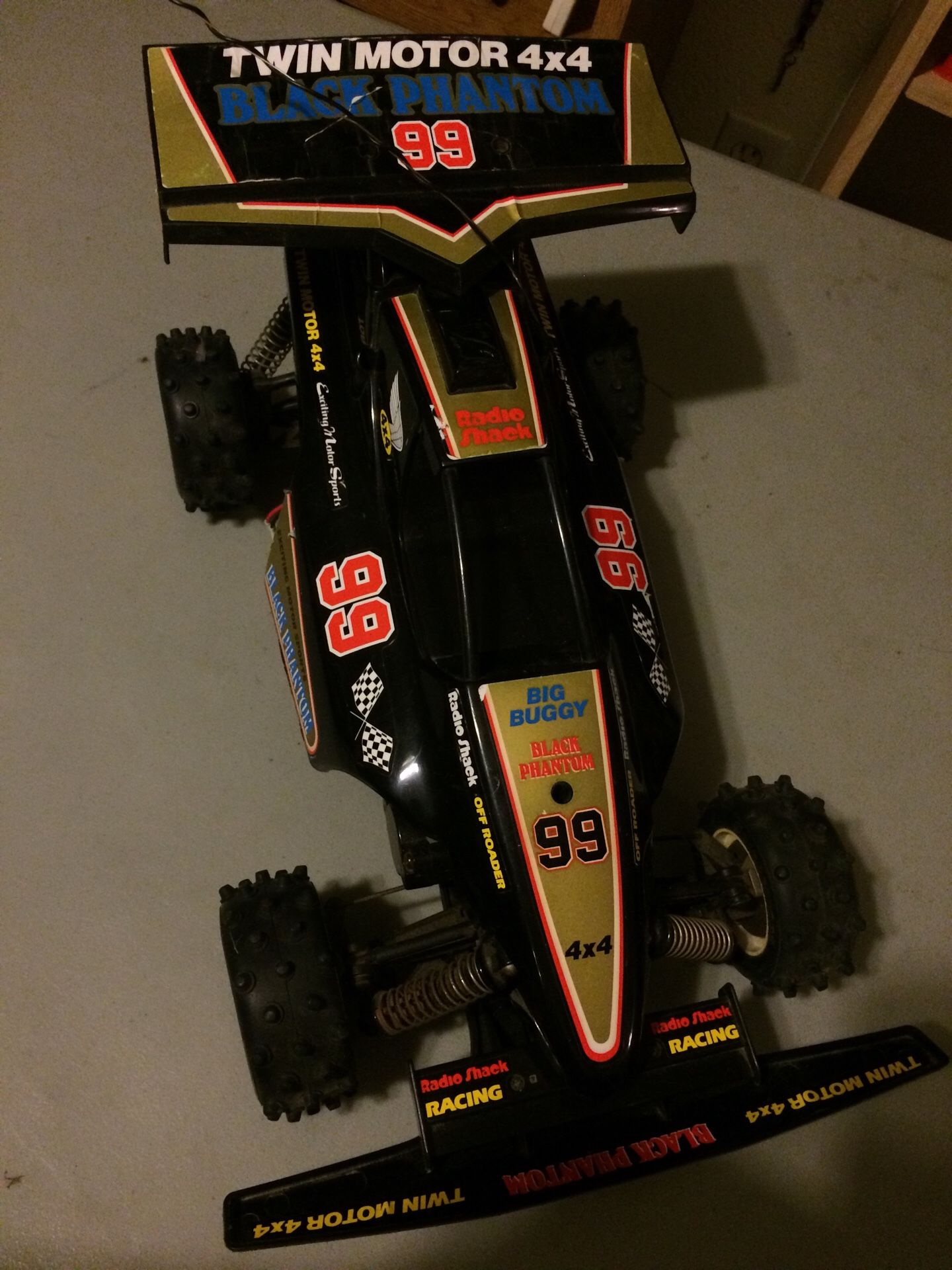 Black Phantom 4x4 Big Buggy radio shack