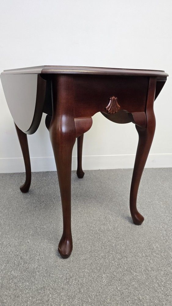 Vintage Cherry Drop-Leaf Table