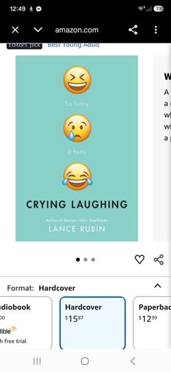 Crying laughing book