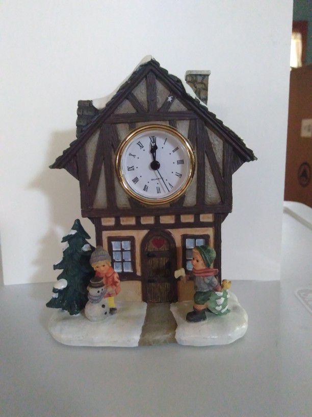 Berta Hummel Winter Wonderland Clock