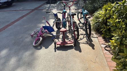 Kids Bikes and Tricycle Bundle