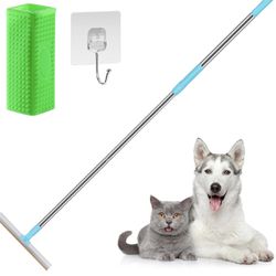 Pet Hair Remover for Carpet /Carpet Rake for Dog /Cat Hair Removal with 55" Handle, Reusable