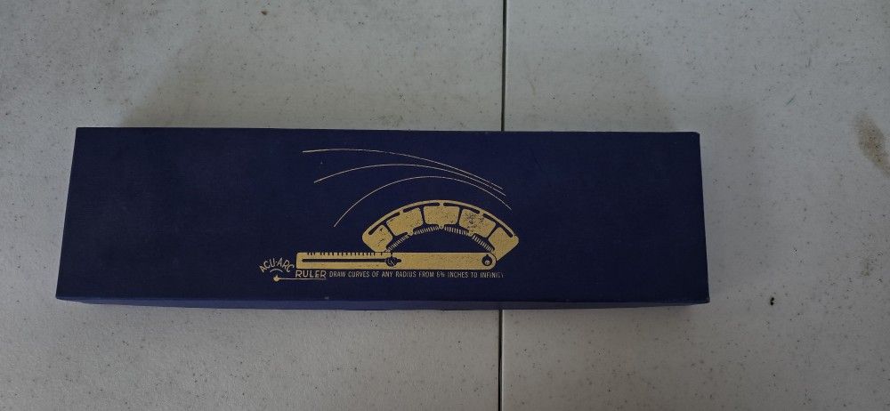 VTG ACU-ARC Adjustable Radius Ruler By Hoyle Drafting Tool