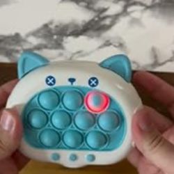 blue cat stress relief toy