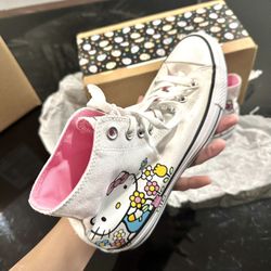 Converse Hello Kitty Flower High Top LIMITED RELEASE
