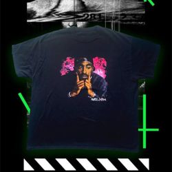 Vintage 2pac Shakur "Poetic Justice" Graphic Short Sleeve Tee Shirt
