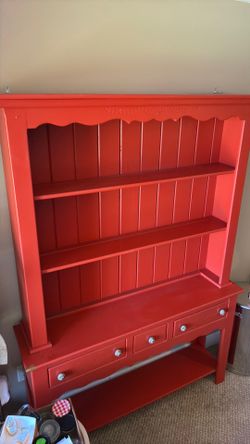 Beautiful SOLID BARN WOOD Hutch