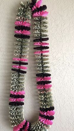 Graduation money leis