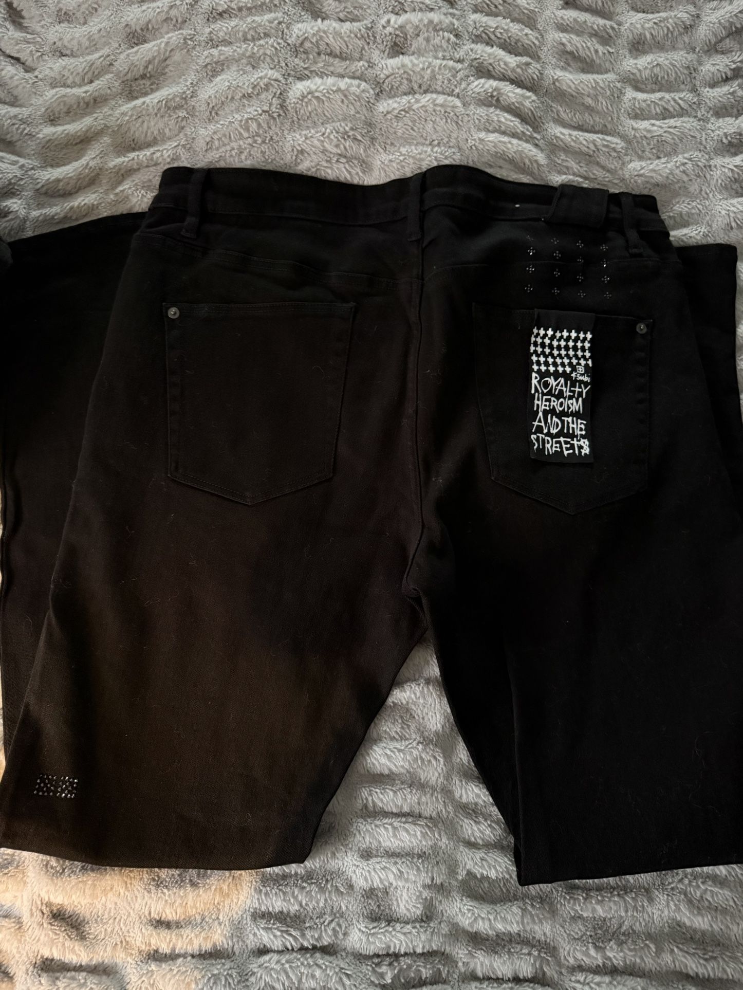 Black Crystal Ksubi Jeans Size 38