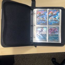 Pokemon Cards With Binder Case 
