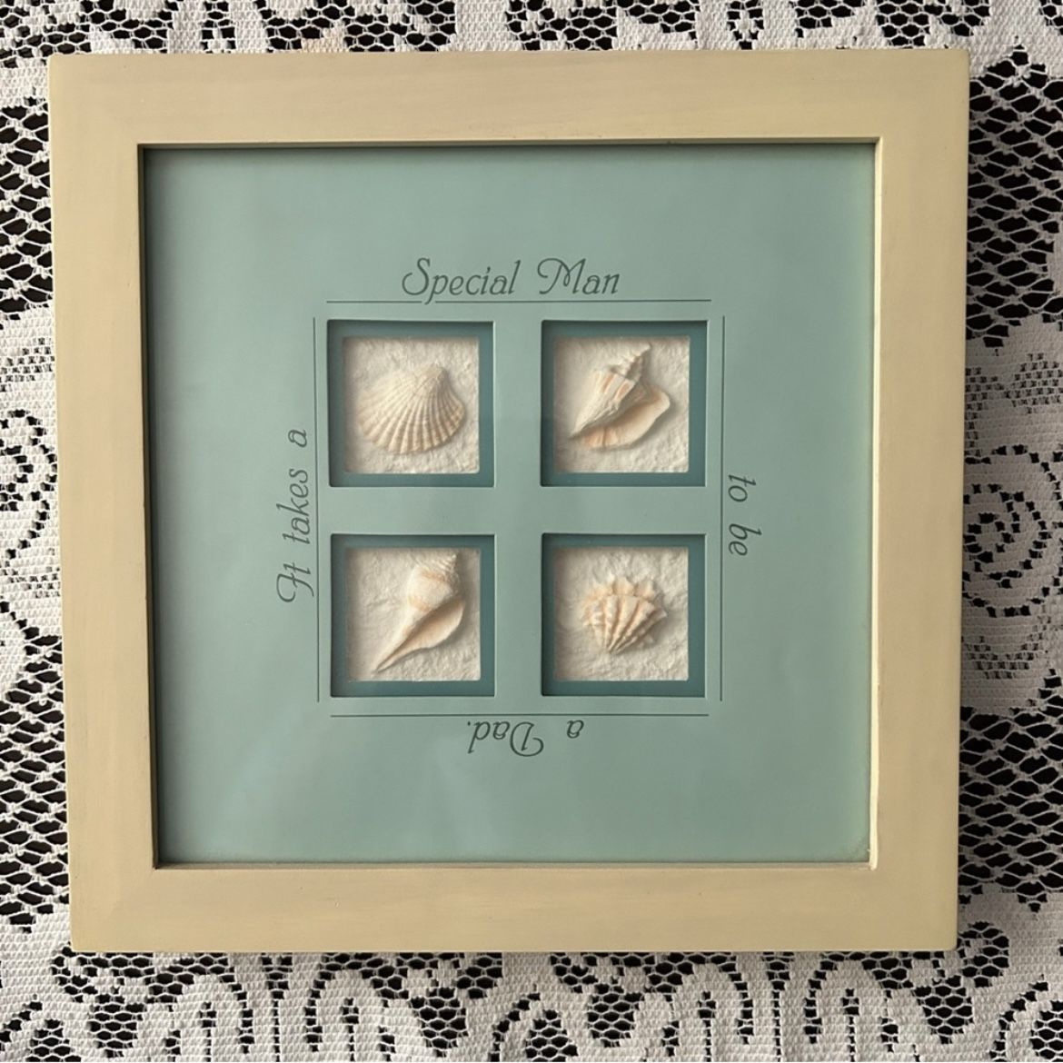 🐚 “It Takes a Special Man to be a Dad” Framed Shadowbox