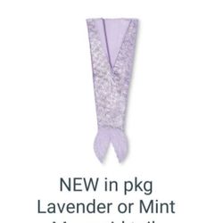 New Lavendar Purple Mermaid Tail Blanket Kid Child