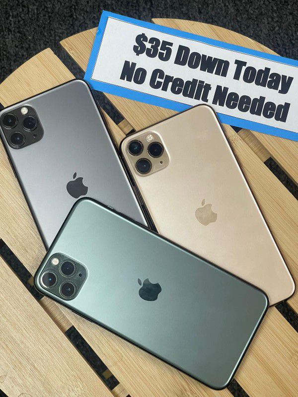 Apple IPhone 11 Pro Max Unlocked - Pay $35 To Take It Home 5